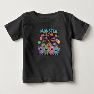 HALLOWEEN BIRTHDAY MONSTERS BABY T-SHIRT