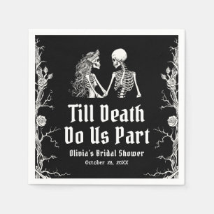 Halloween Bis dass der Tod uns scheidet - Brause S Serviette