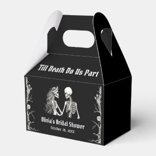 Halloween Bis dass der Tod uns scheidet Brautparty Geschenkschachtel