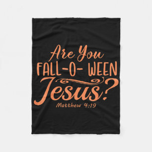 Halloween bist du zwischen Jesus Matthew Christus Fleecedecke
