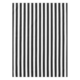 Halloween Black and White Stripes Gemustert Tischdecke