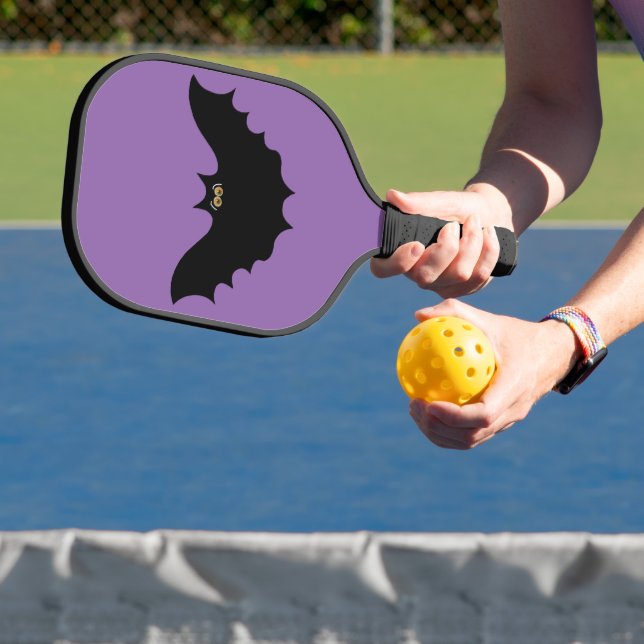 Halloween Black Bat Pickleball Schläger (InSitu)