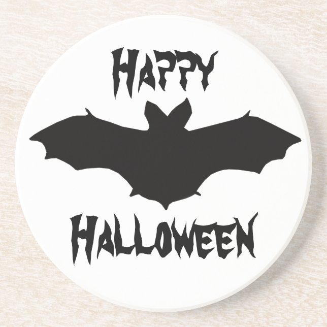 Halloween Black Bat Untersetzer (Vorne)