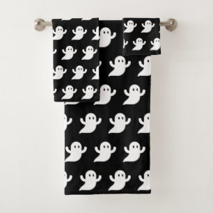 Halloween Black Boo Ghosts Motif Éffrayant