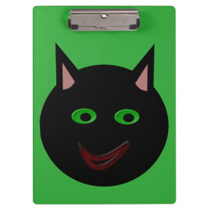 Halloween Black Cat Clipboard Klemmbrett