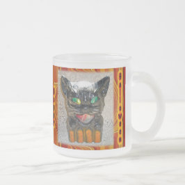 Halloween Black Cat Glass Tasse Varieté Set