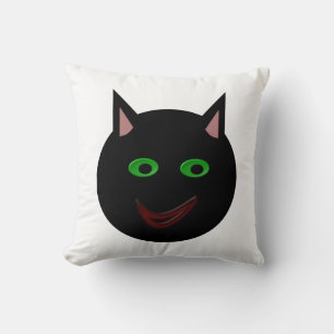 Halloween Black Cat Pillow Kissen