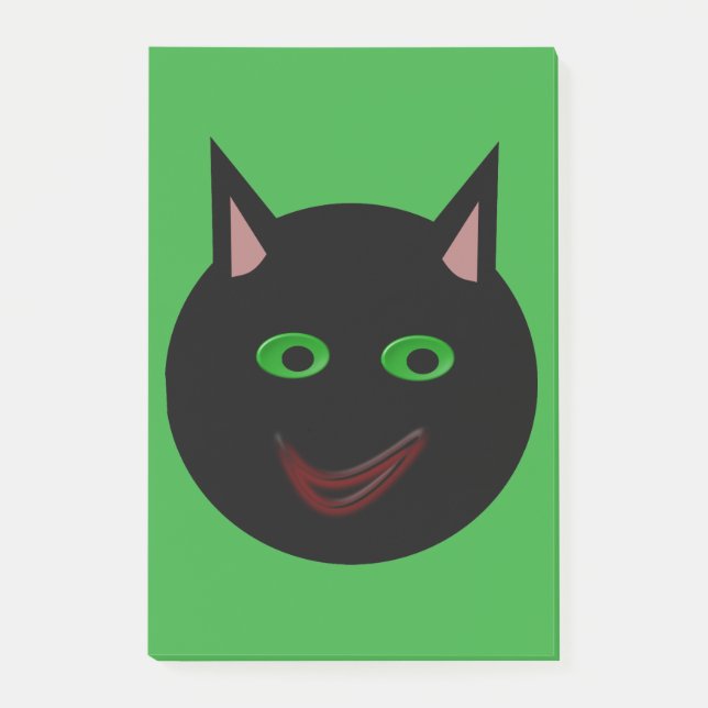 Halloween Black Cat Post - Notizen (Vorderseite)