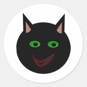 Halloween Black Cat Stickers