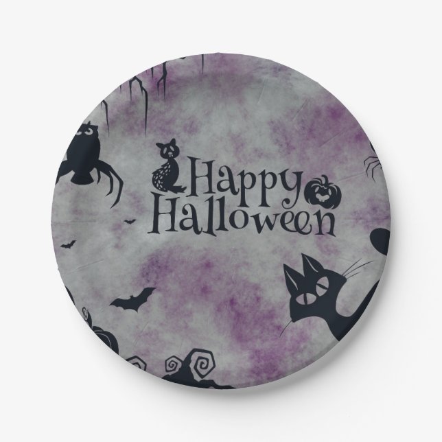 Halloween Black Cat Teller (Vorderseite)