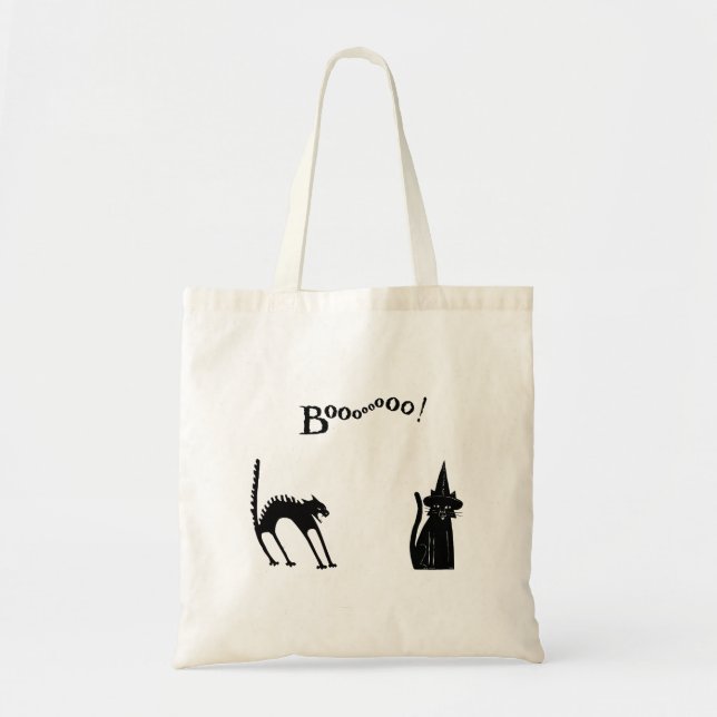 Halloween Black Cats Tragetasche (Vorne)
