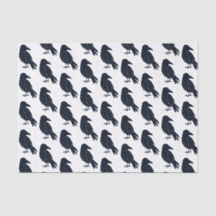 Halloween Black Crow-Silhouette Seidenpapier