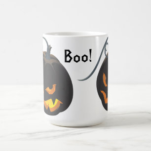 Halloween Black Jack O'Lantern Kaffeetasse