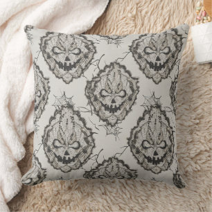 Halloween Black Lace Spiderweb Blanket & Kissen