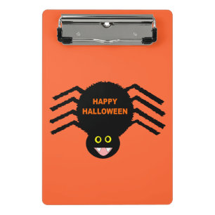 Halloween Black Spider Mini Clipboard Klemmbrett