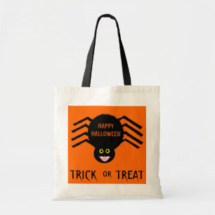 Halloween Black Spider Trick ou sac de traitement