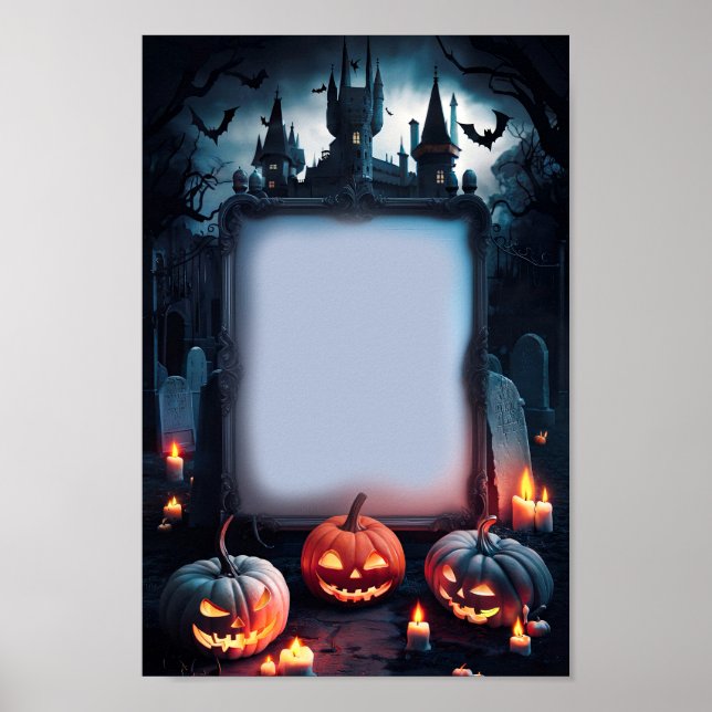 Halloween Blank Invitation Poster Frame #11 (Vorne)