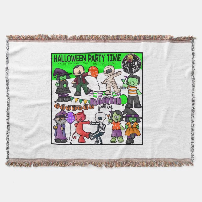 Halloween blanket decke (Vorderseite)
