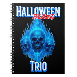 Halloween Blaze Trio Notebook Notizblock