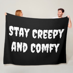 Halloween bleibe Creepy and Comfy Fleecedecke