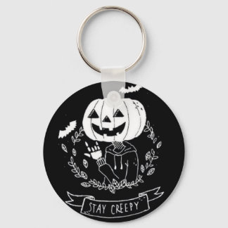 Halloween-Bleibe Schlüsselanhänger