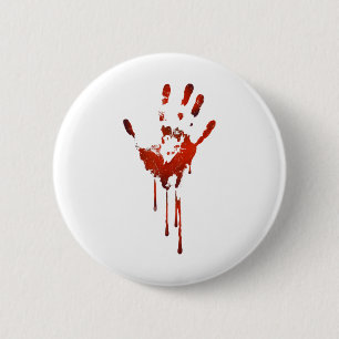 Halloween Bloody Hand Druckkostüm Zombie Outfit Button