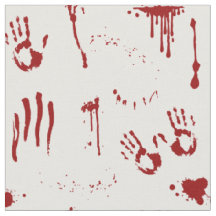 Halloween Bloody Handprints und Blood Spritzer