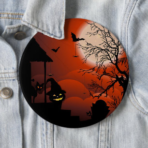 Halloween Bloody Moonlight Nightmare Button