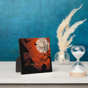 Halloween Bloody Moonlight Nightmare Fotoplatte