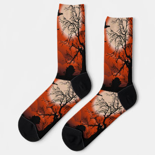 Halloween Bloody Moonlight Nightmare Socken