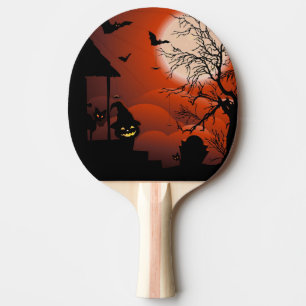 Halloween Bloody Moonlight Nightmare Tischtennis Schläger