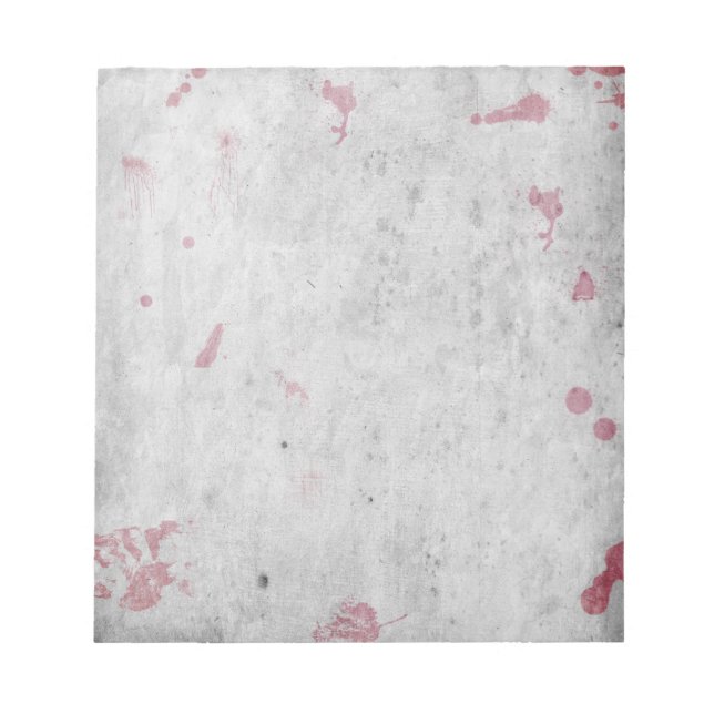 Halloween Bloody old Parchement - Notepad Notizblock (Vorderseite)