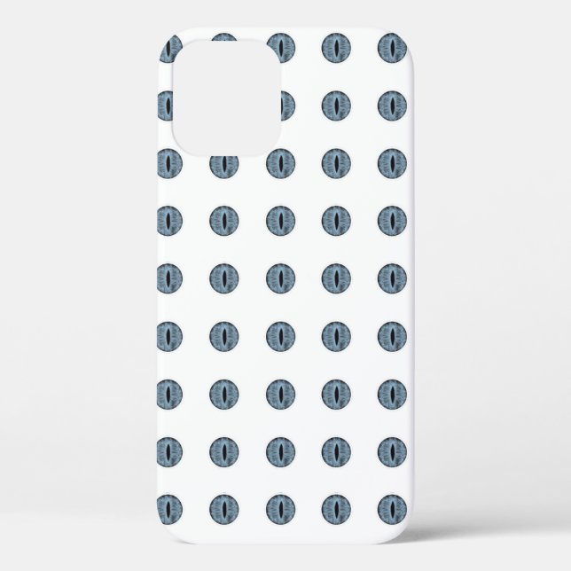 Halloween Blue Polka Dot Eyes Case-Mate iPhone Hülle (Rückseite)