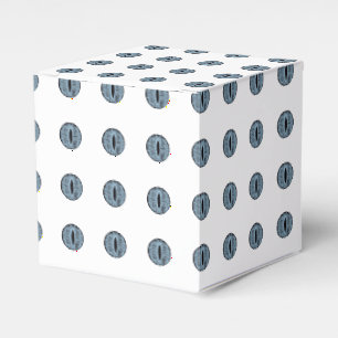 Halloween Blue Polka Dot Eyes Geschenkschachtel