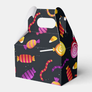 Halloween-Bonbmuster Geschenkschachtel