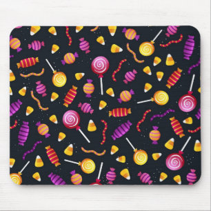 Halloween-Bonbmuster Mousepad