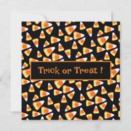 Halloween-Bonbons, lustige Leckereien mit Süßigkei Einladung
