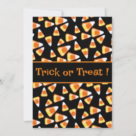 Halloween-Bonbons, lustige Leckereien mit Süßigkei Einladung