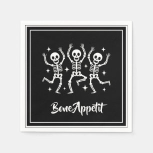 Halloween Bone Appetit Serviette