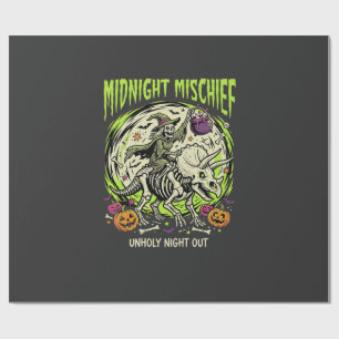 Halloween Bone Rider Unfug Geschenkpapier
