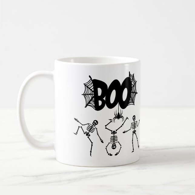 Halloween Boo 1 Kaffeetasse (Links)