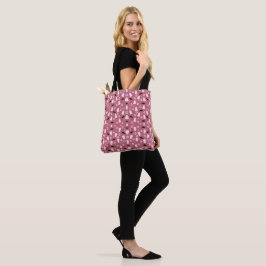 Halloween Boo and Bat Pattern Tasche