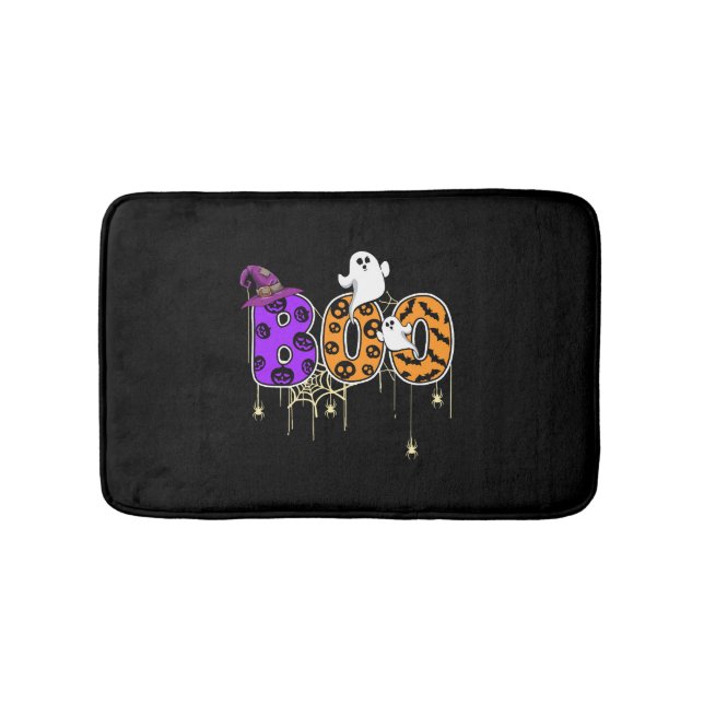 Halloween Boo Badematte (Vorderseite)