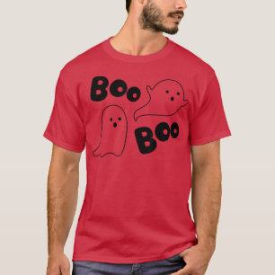 Halloween Boo Boo Ghost Spooky Vibes Funny Hallowe T-Shirt