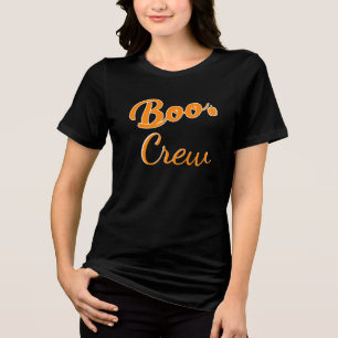 Halloween-Boo-Crew-Familienkleidung Tri-Blend Shirt
