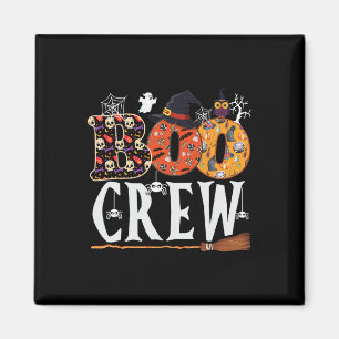 Halloween Boo Crew Funny Men Frauen Kinder Magnet