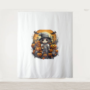Halloween Boo Crew Ghost ER Nurse Exploration Wandteppich