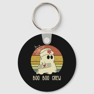 Halloween Boo Crew Nurse Ghost Women Hallowee Schlüsselanhänger