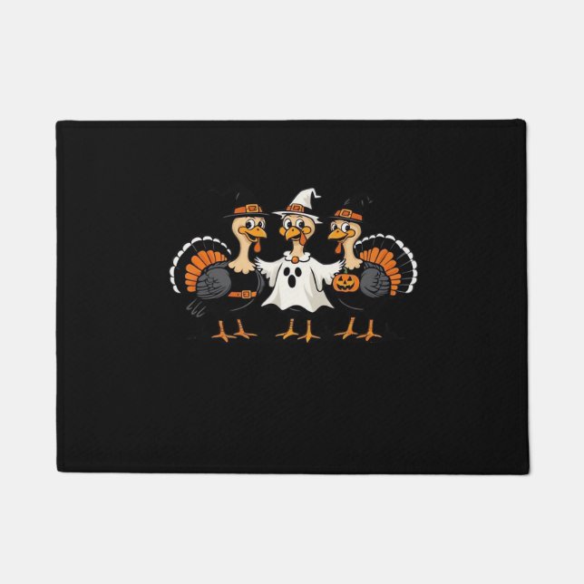 Halloween Boo, Erntedank Türkei, Spooky Fußmatte (Vorderseite)