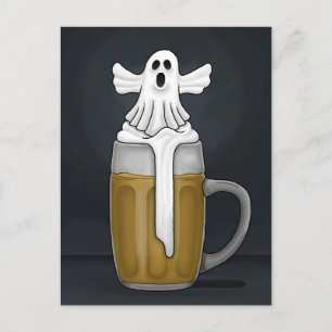 Halloween Boo Ghost Feiertagspostkarte